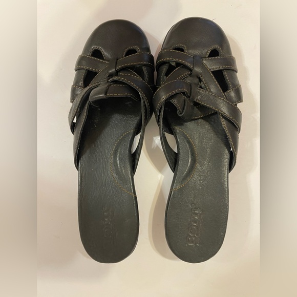 Born enclosed toe flop-flops sandals slide-on pumps shoes size 6 - Picture 8 of 10